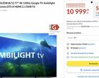 Hitowy telewizor Philips OLED 77 cali w mega promocji!